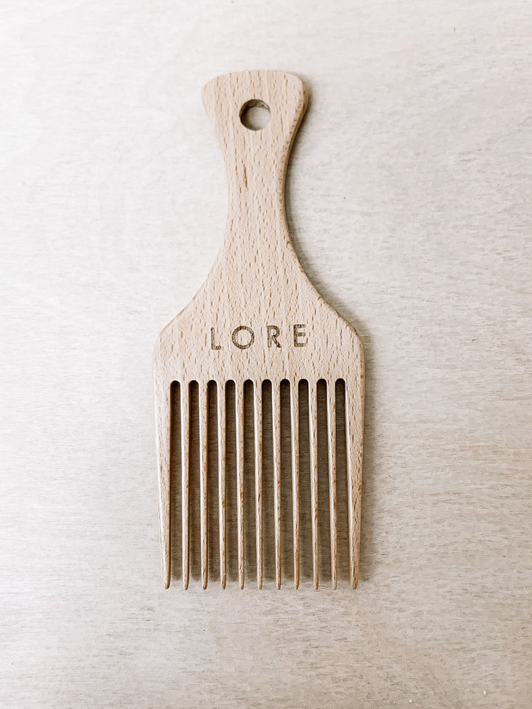 Wide tooth comb and hair pick