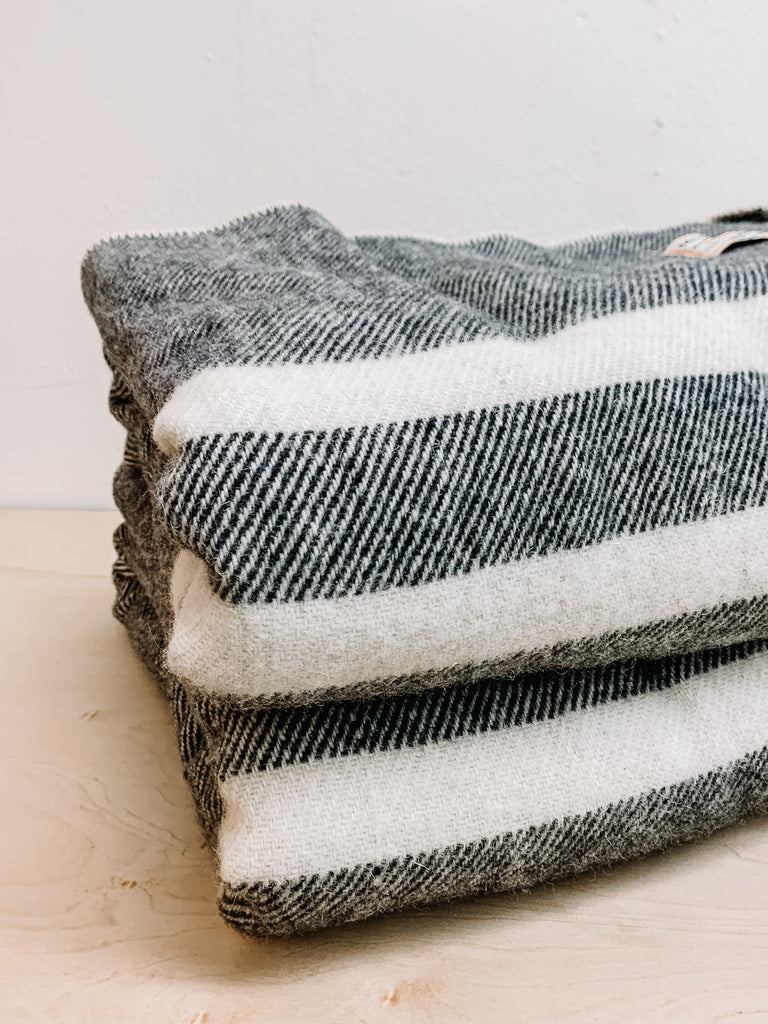 MacAusland - Double Wool Blanket Black — Lore General
